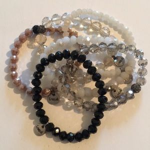 Erimish stack bracelets